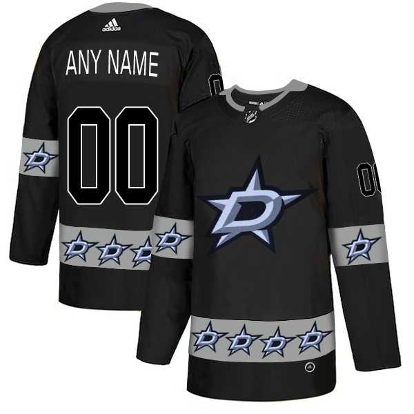 Customized Men's Dallas Stars Black Team Logos Fashion Adidas Jersey,We sell and wholesale Customized Men's Dallas Stars Black Team Logos Fashion Adidas Jersey on line form chian!